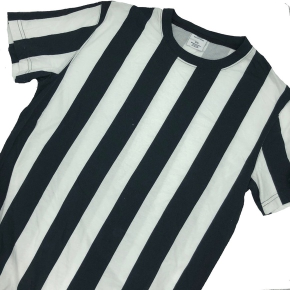 Urban Outfitters | Black White Striped Tee - Picture 1 of 7